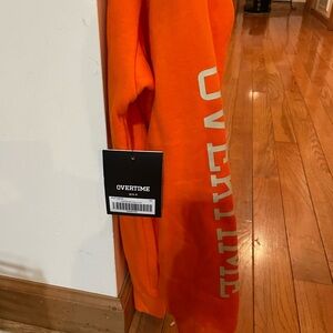 Overtime Men's Bold Orange Crewneck Sweater